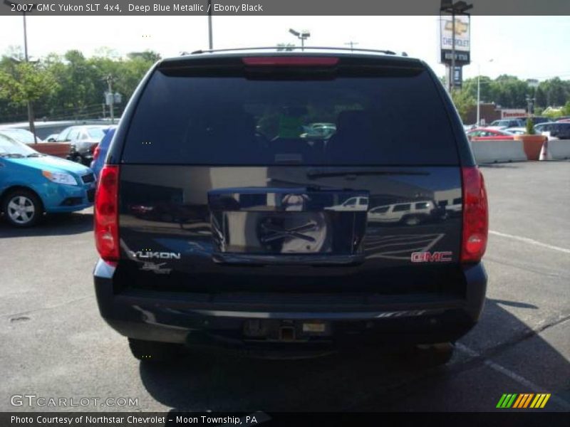 Deep Blue Metallic / Ebony Black 2007 GMC Yukon SLT 4x4
