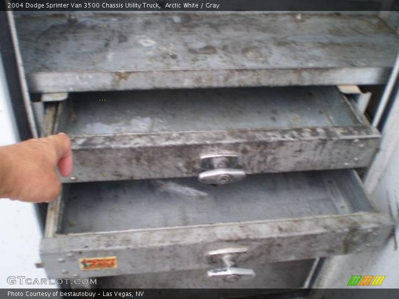 Arctic White / Gray 2004 Dodge Sprinter Van 3500 Chassis Utility Truck