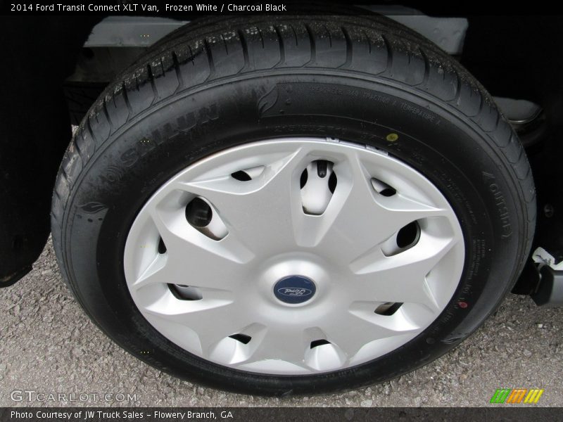 Frozen White / Charcoal Black 2014 Ford Transit Connect XLT Van