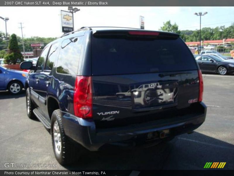 Deep Blue Metallic / Ebony Black 2007 GMC Yukon SLT 4x4