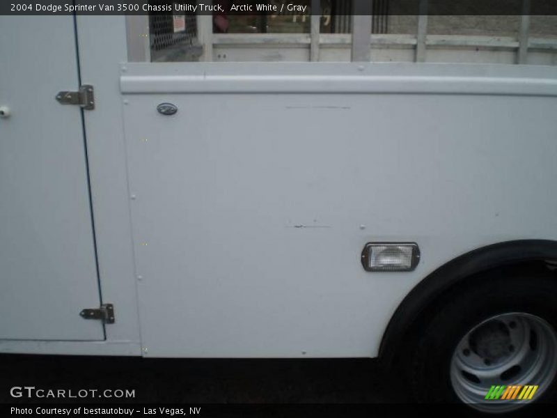 Arctic White / Gray 2004 Dodge Sprinter Van 3500 Chassis Utility Truck