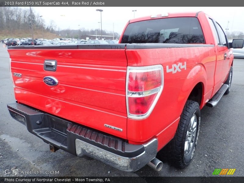 Race Red / Adobe 2013 Ford F150 XLT SuperCab 4x4