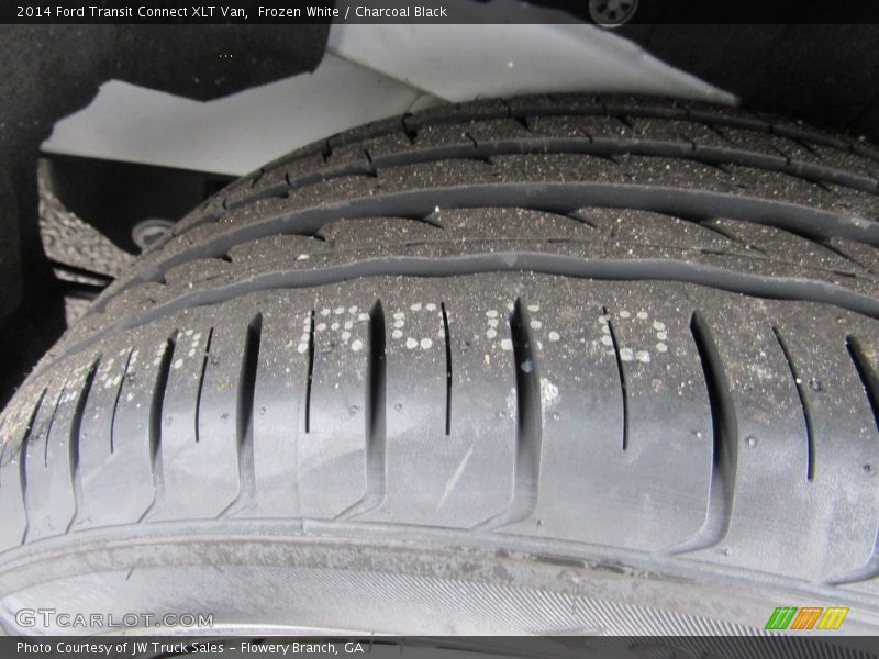 Frozen White / Charcoal Black 2014 Ford Transit Connect XLT Van