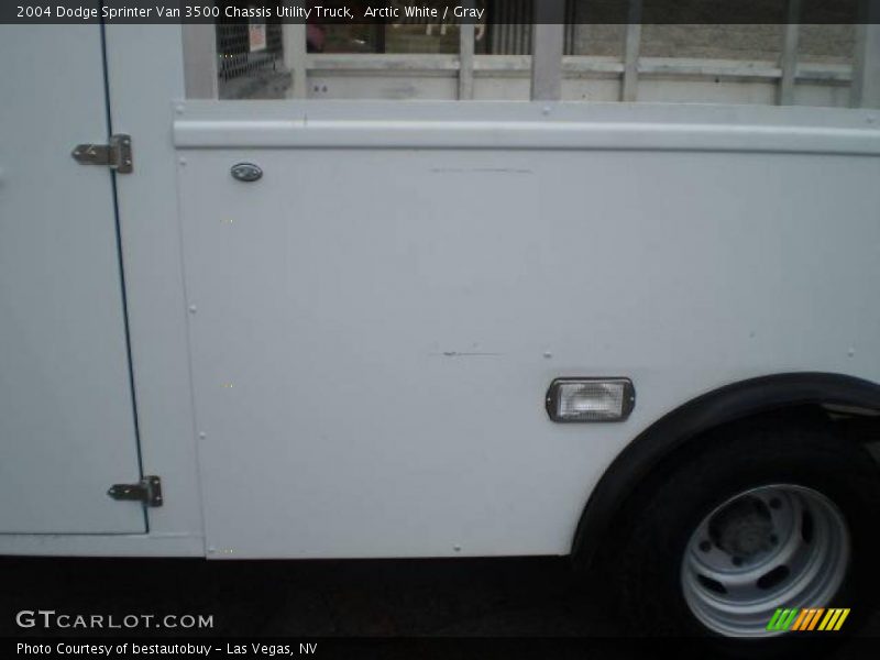 Arctic White / Gray 2004 Dodge Sprinter Van 3500 Chassis Utility Truck