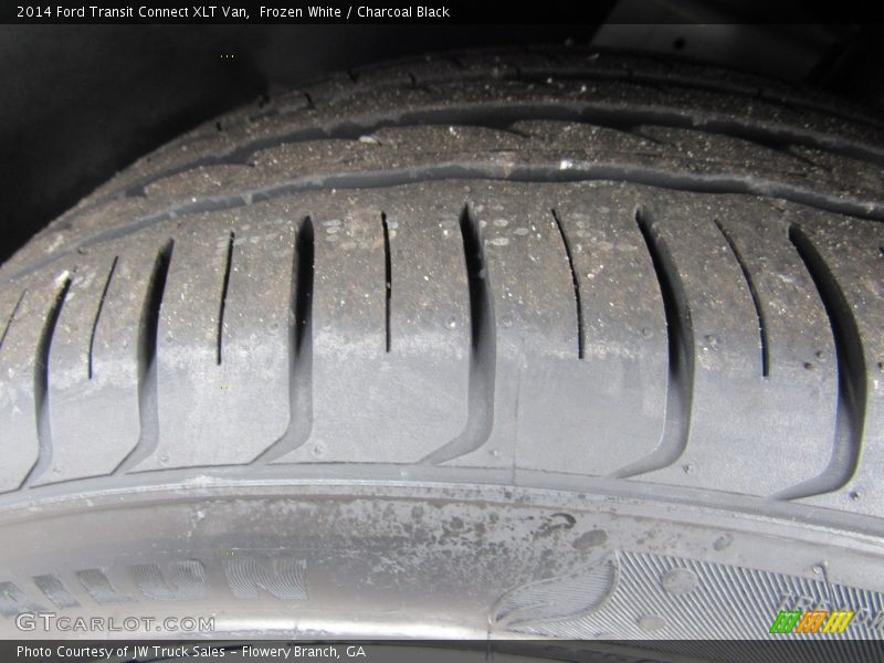 Frozen White / Charcoal Black 2014 Ford Transit Connect XLT Van