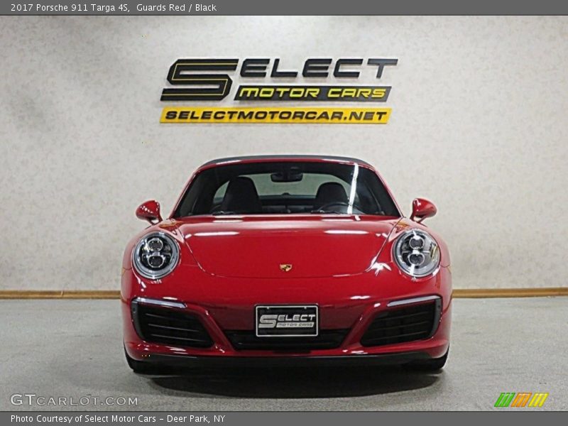 Guards Red / Black 2017 Porsche 911 Targa 4S