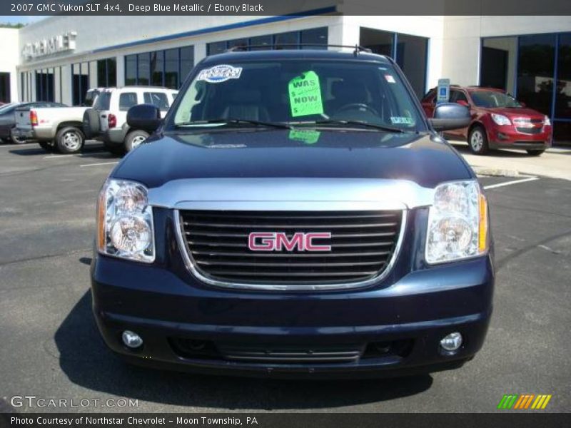 Deep Blue Metallic / Ebony Black 2007 GMC Yukon SLT 4x4