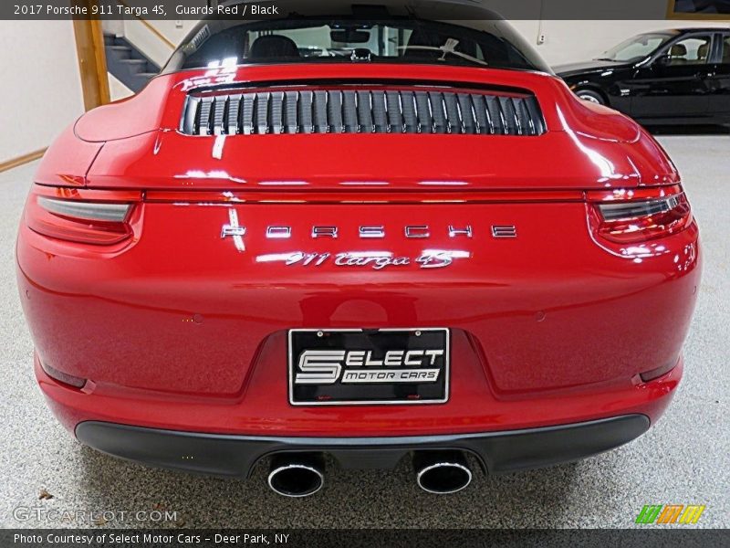 Guards Red / Black 2017 Porsche 911 Targa 4S