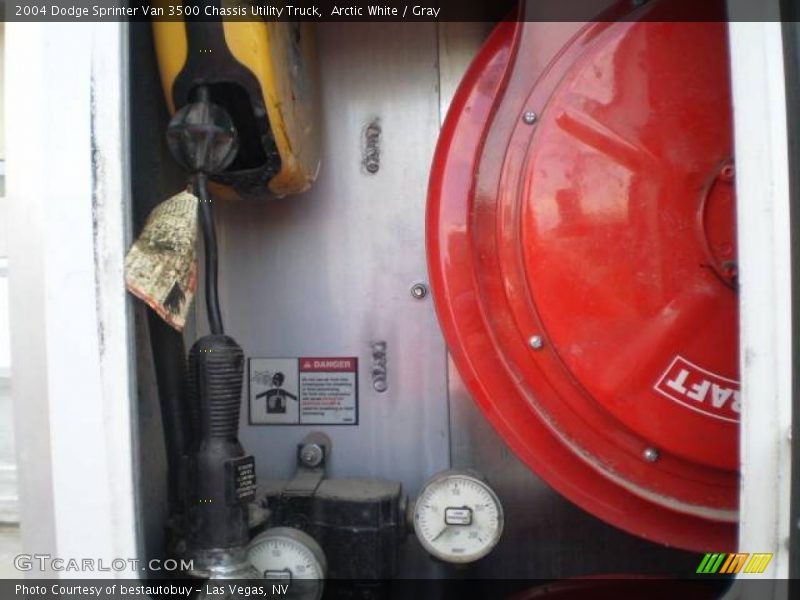 Arctic White / Gray 2004 Dodge Sprinter Van 3500 Chassis Utility Truck