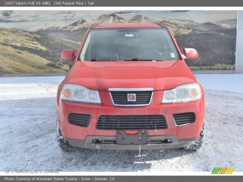 Chili Pepper Red / Tan 2007 Saturn VUE V6 AWD