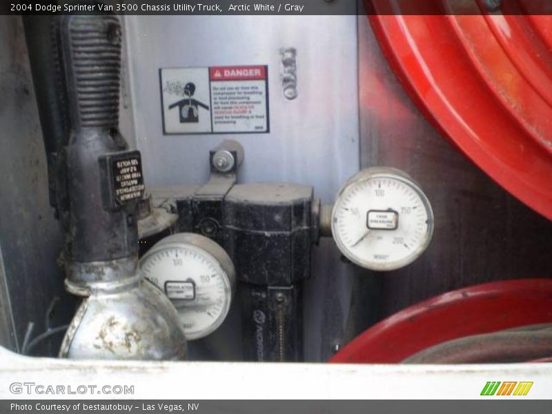 Arctic White / Gray 2004 Dodge Sprinter Van 3500 Chassis Utility Truck