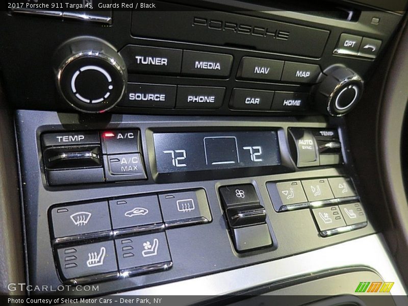 Guards Red / Black 2017 Porsche 911 Targa 4S