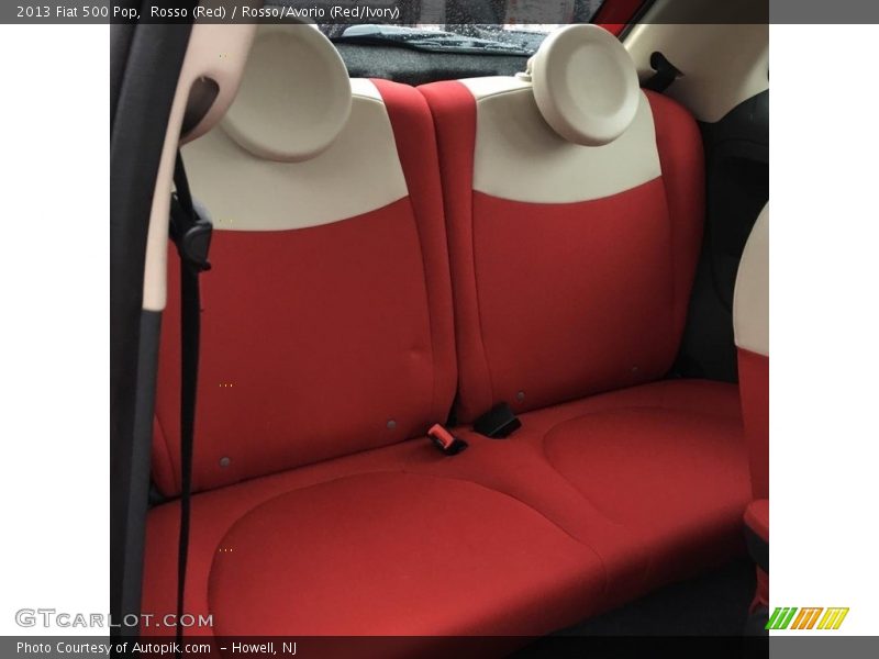 Rosso (Red) / Rosso/Avorio (Red/Ivory) 2013 Fiat 500 Pop