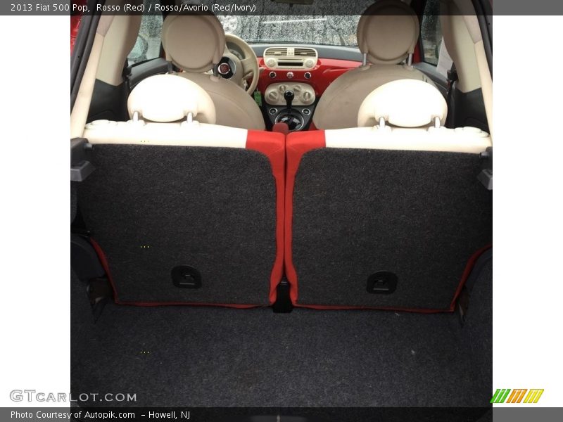 Rosso (Red) / Rosso/Avorio (Red/Ivory) 2013 Fiat 500 Pop