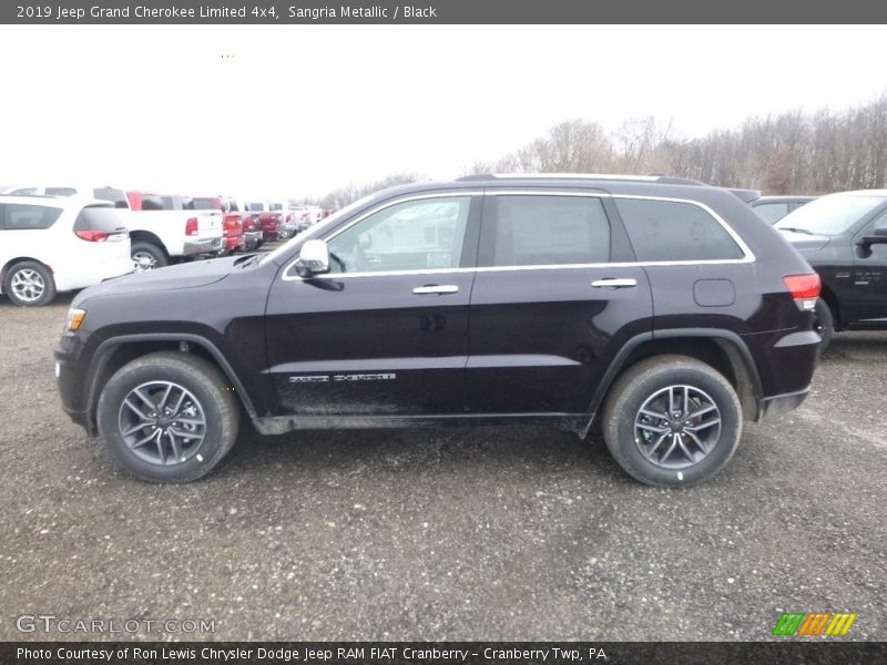 Sangria Metallic / Black 2019 Jeep Grand Cherokee Limited 4x4