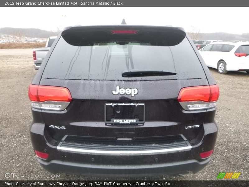 Sangria Metallic / Black 2019 Jeep Grand Cherokee Limited 4x4