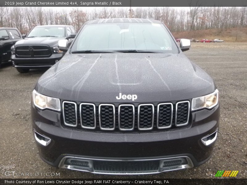 Sangria Metallic / Black 2019 Jeep Grand Cherokee Limited 4x4