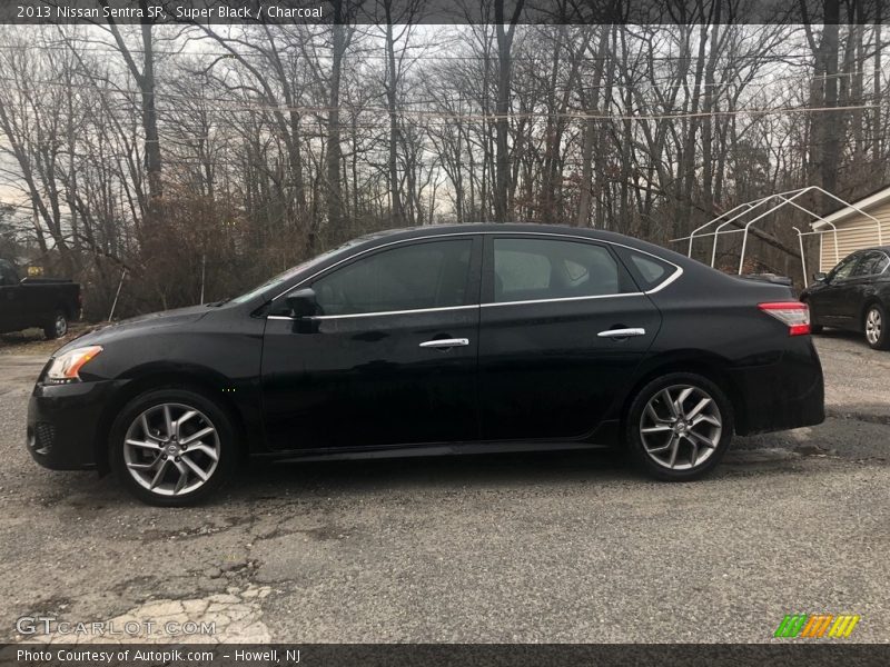 Super Black / Charcoal 2013 Nissan Sentra SR