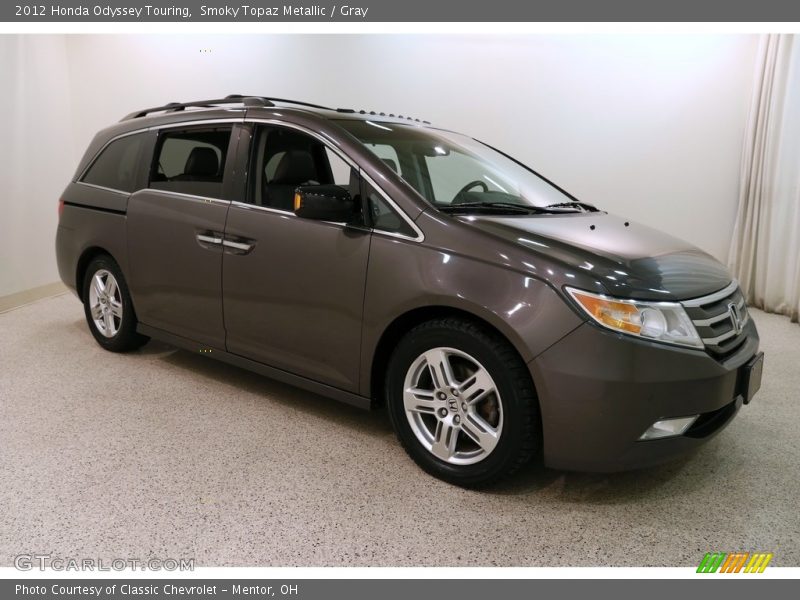 Smoky Topaz Metallic / Gray 2012 Honda Odyssey Touring