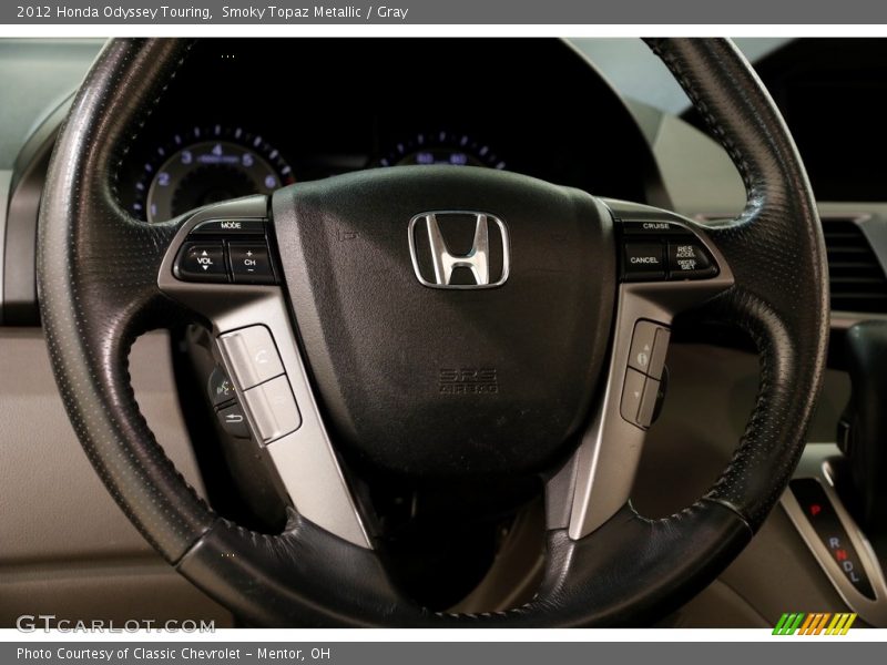 Smoky Topaz Metallic / Gray 2012 Honda Odyssey Touring