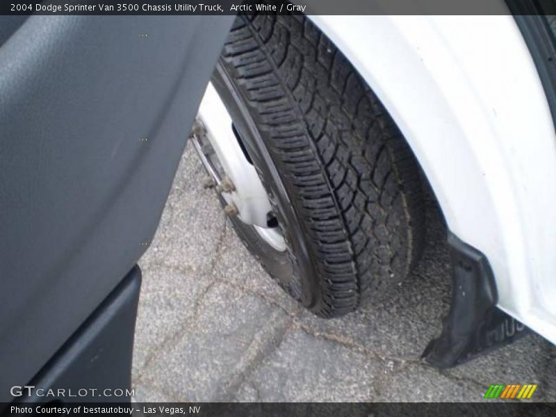 Arctic White / Gray 2004 Dodge Sprinter Van 3500 Chassis Utility Truck