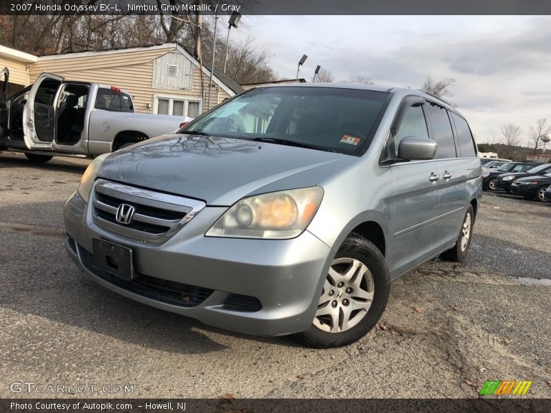 Nimbus Gray Metallic / Gray 2007 Honda Odyssey EX-L