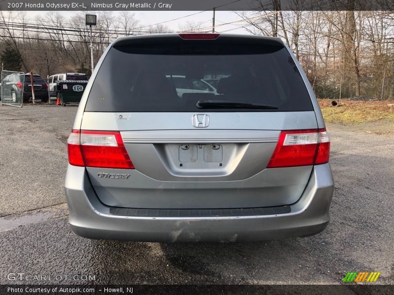 Nimbus Gray Metallic / Gray 2007 Honda Odyssey EX-L