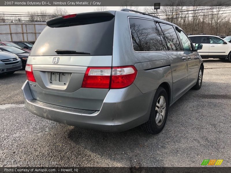 Nimbus Gray Metallic / Gray 2007 Honda Odyssey EX-L