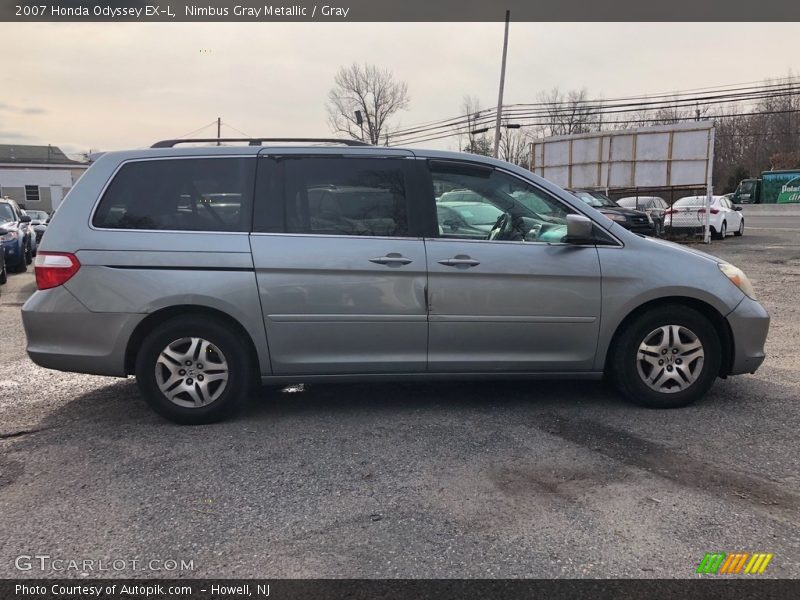 Nimbus Gray Metallic / Gray 2007 Honda Odyssey EX-L