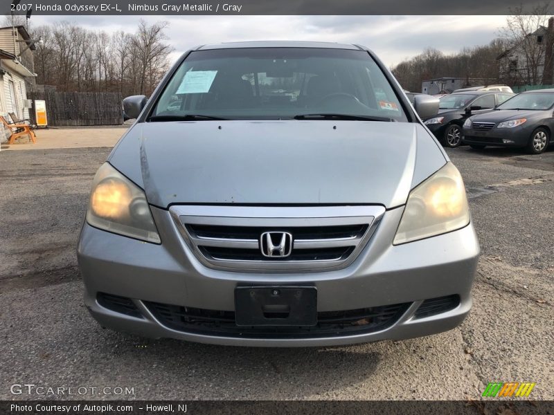 Nimbus Gray Metallic / Gray 2007 Honda Odyssey EX-L