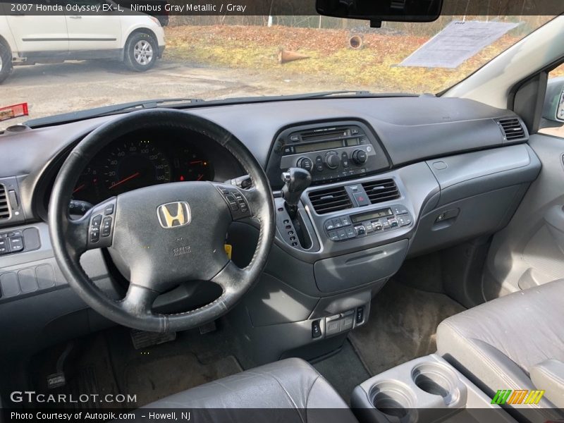 Nimbus Gray Metallic / Gray 2007 Honda Odyssey EX-L