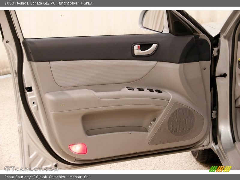 Bright Silver / Gray 2008 Hyundai Sonata GLS V6