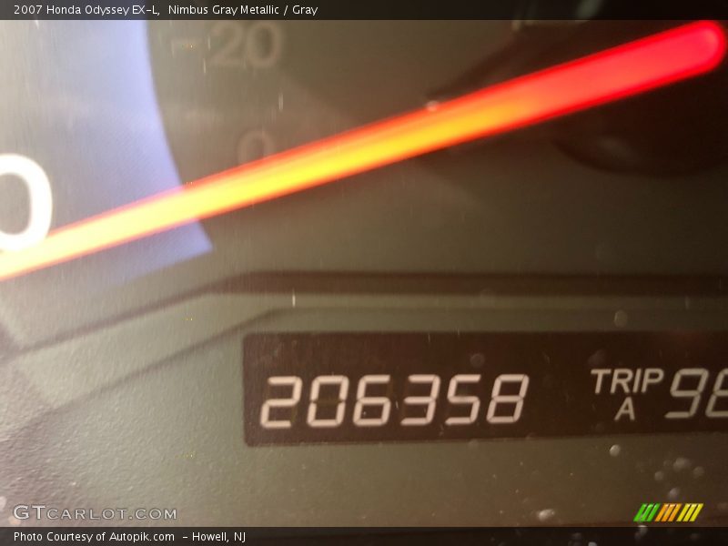 Nimbus Gray Metallic / Gray 2007 Honda Odyssey EX-L