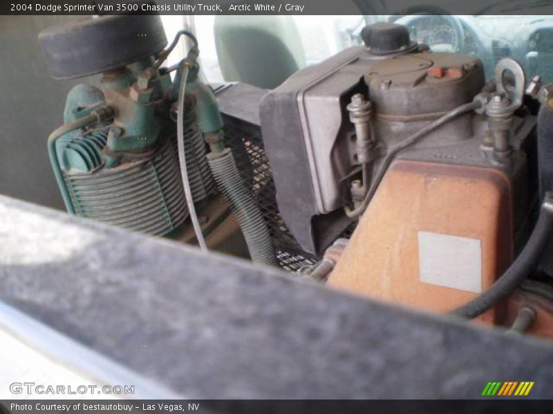 Arctic White / Gray 2004 Dodge Sprinter Van 3500 Chassis Utility Truck
