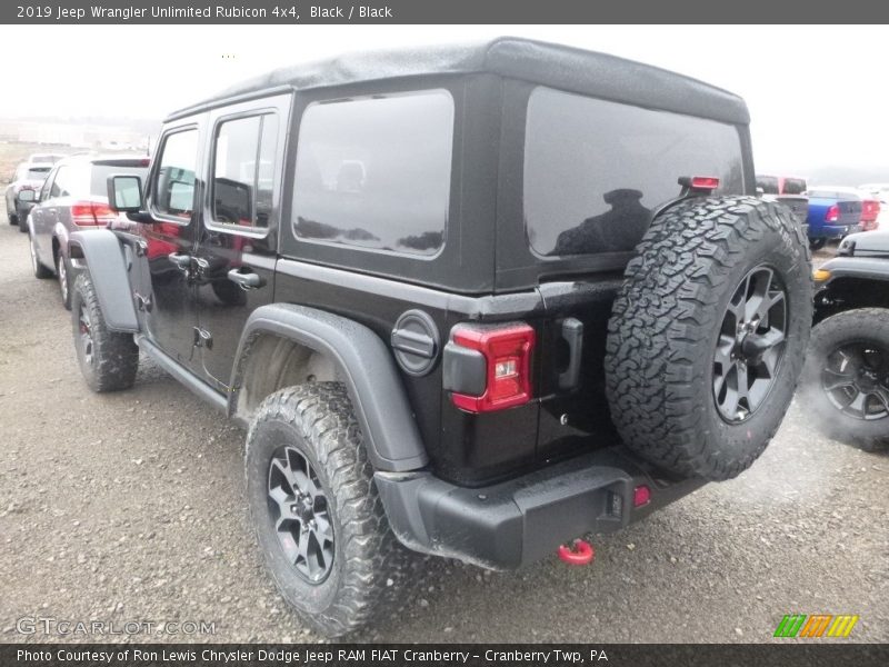 Black / Black 2019 Jeep Wrangler Unlimited Rubicon 4x4