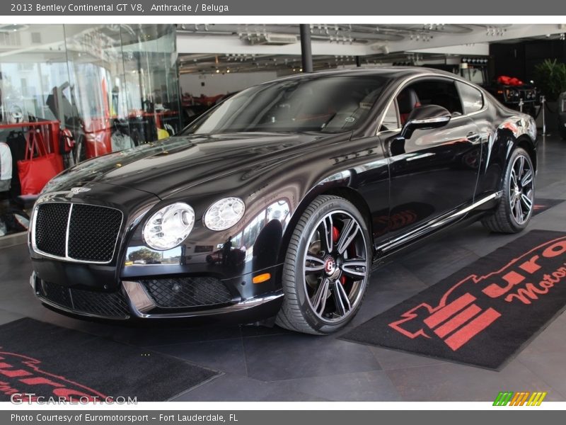 Anthracite / Beluga 2013 Bentley Continental GT V8