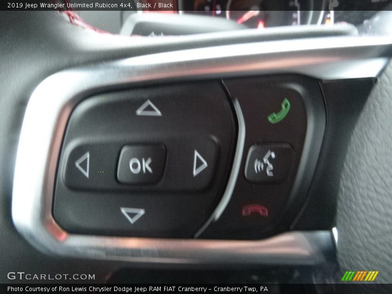 Black / Black 2019 Jeep Wrangler Unlimited Rubicon 4x4