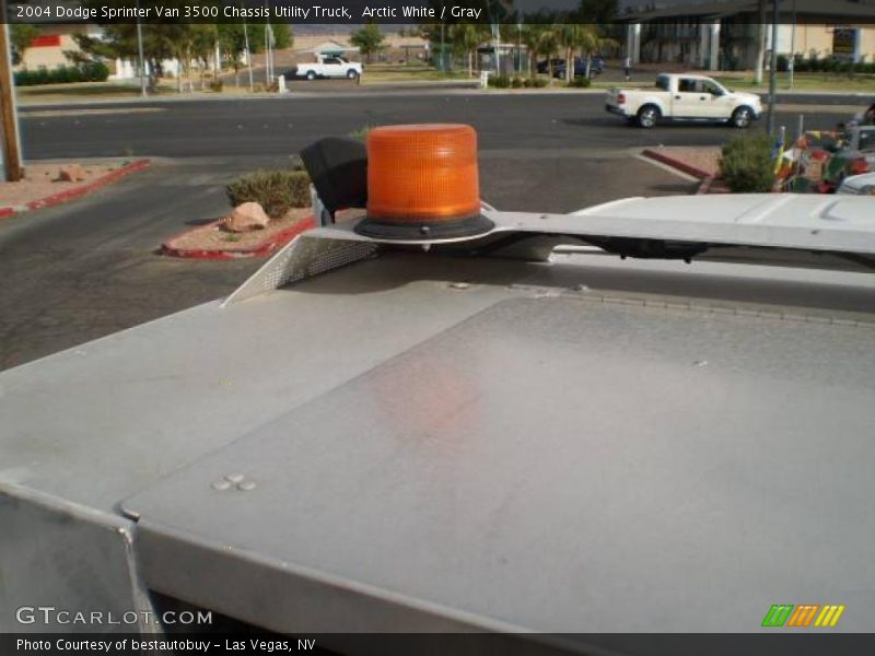 Arctic White / Gray 2004 Dodge Sprinter Van 3500 Chassis Utility Truck