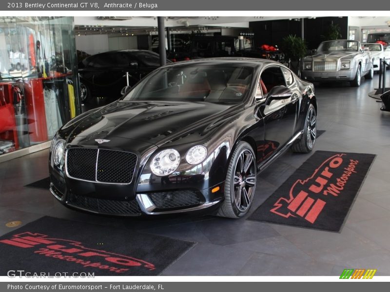 Anthracite / Beluga 2013 Bentley Continental GT V8