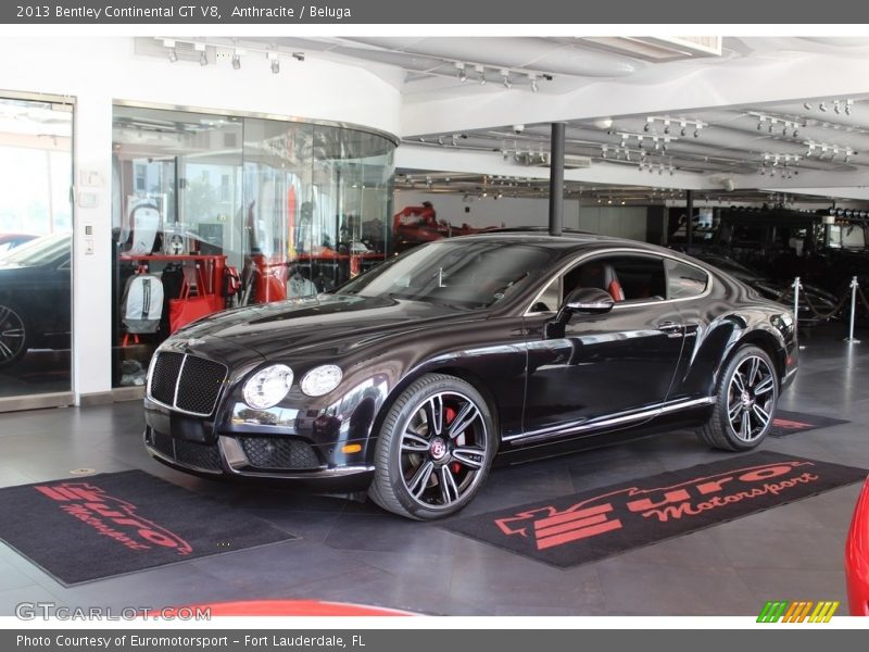 Anthracite / Beluga 2013 Bentley Continental GT V8