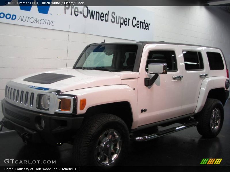 Birch White / Ebony Black 2007 Hummer H3 X
