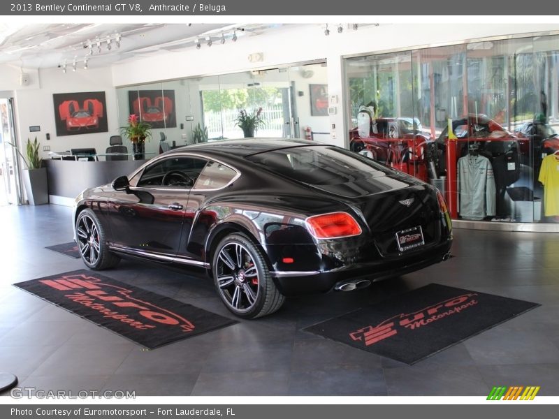 Anthracite / Beluga 2013 Bentley Continental GT V8