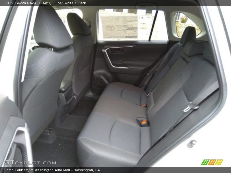 Rear Seat of 2019 RAV4 LE AWD