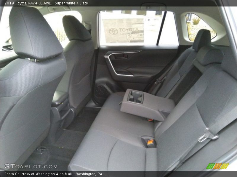 Rear Seat of 2019 RAV4 LE AWD