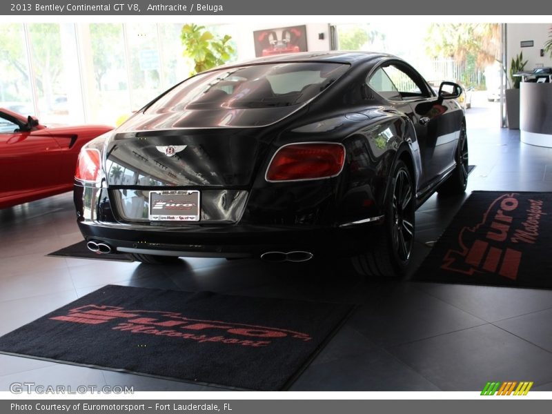 Anthracite / Beluga 2013 Bentley Continental GT V8
