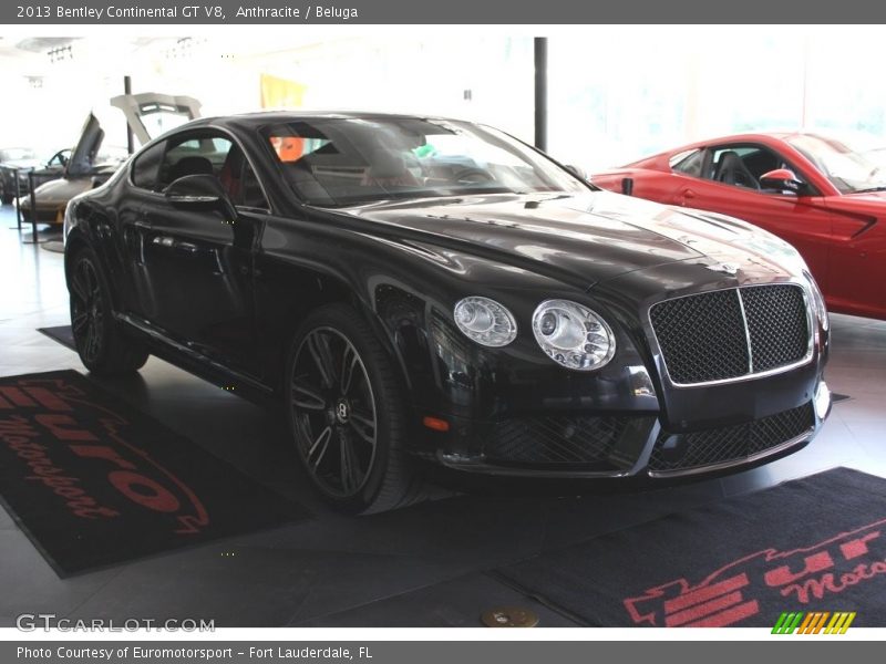 Anthracite / Beluga 2013 Bentley Continental GT V8