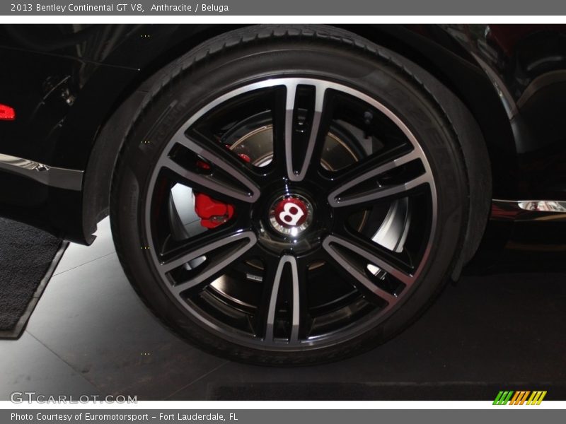 Anthracite / Beluga 2013 Bentley Continental GT V8
