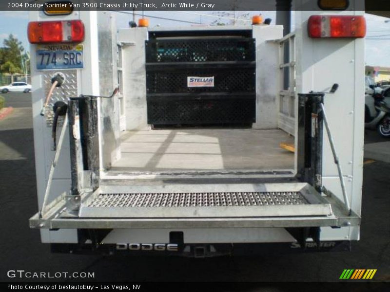 Arctic White / Gray 2004 Dodge Sprinter Van 3500 Chassis Utility Truck