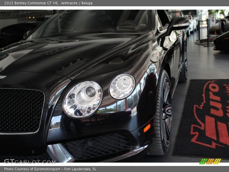 Anthracite / Beluga 2013 Bentley Continental GT V8