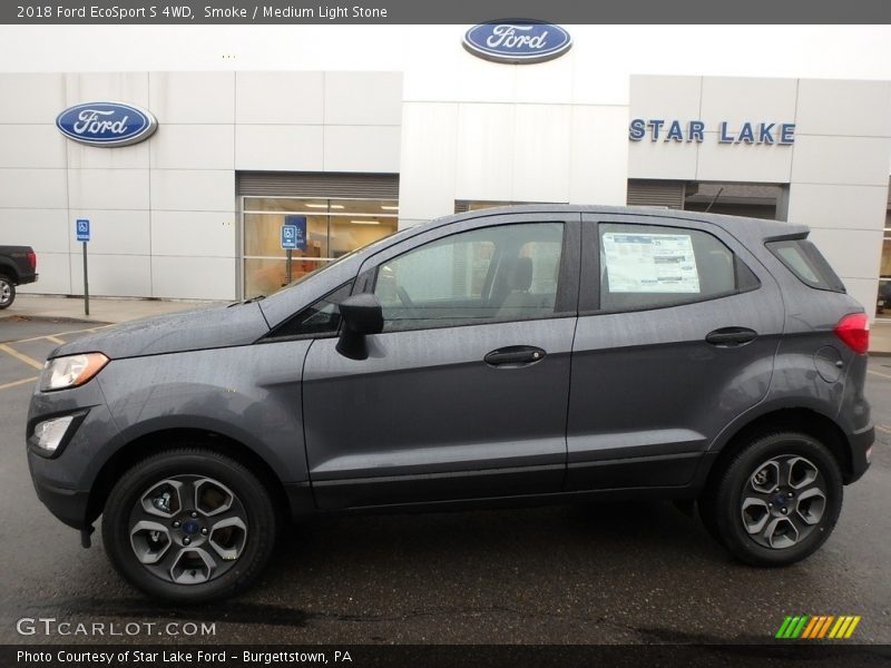 Smoke / Medium Light Stone 2018 Ford EcoSport S 4WD